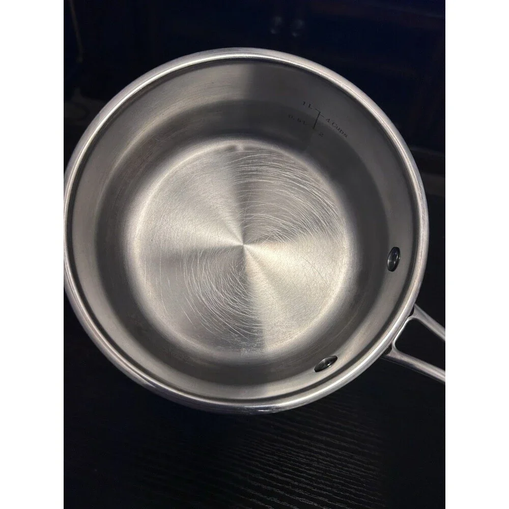 Cuisinart 1.5 Qt Stainless Steel Saucepan Pot 41915-16 Induction Ready No Lid
